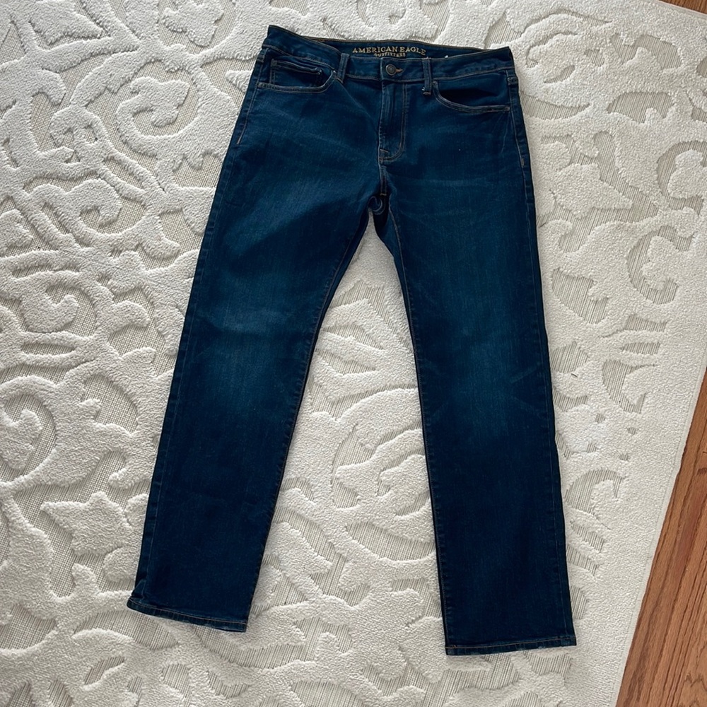 American eagle 34x32 mens original straight jeans